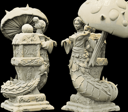 3D Printed Bestiary Vol. 4 Nafarrate - Aldoris Forest Spirit 32mm Ragnarok D&D (Online Only)