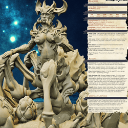 3D Printed Bestiary Vol. 4 Nafarrate - Arachne Spider 32mm Ragnarok D&D (Online Only)