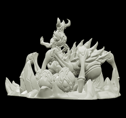3D Printed Bestiary Vol. 4 Nafarrate - Arachne Spider 32mm Ragnarok D&D (Online Only)