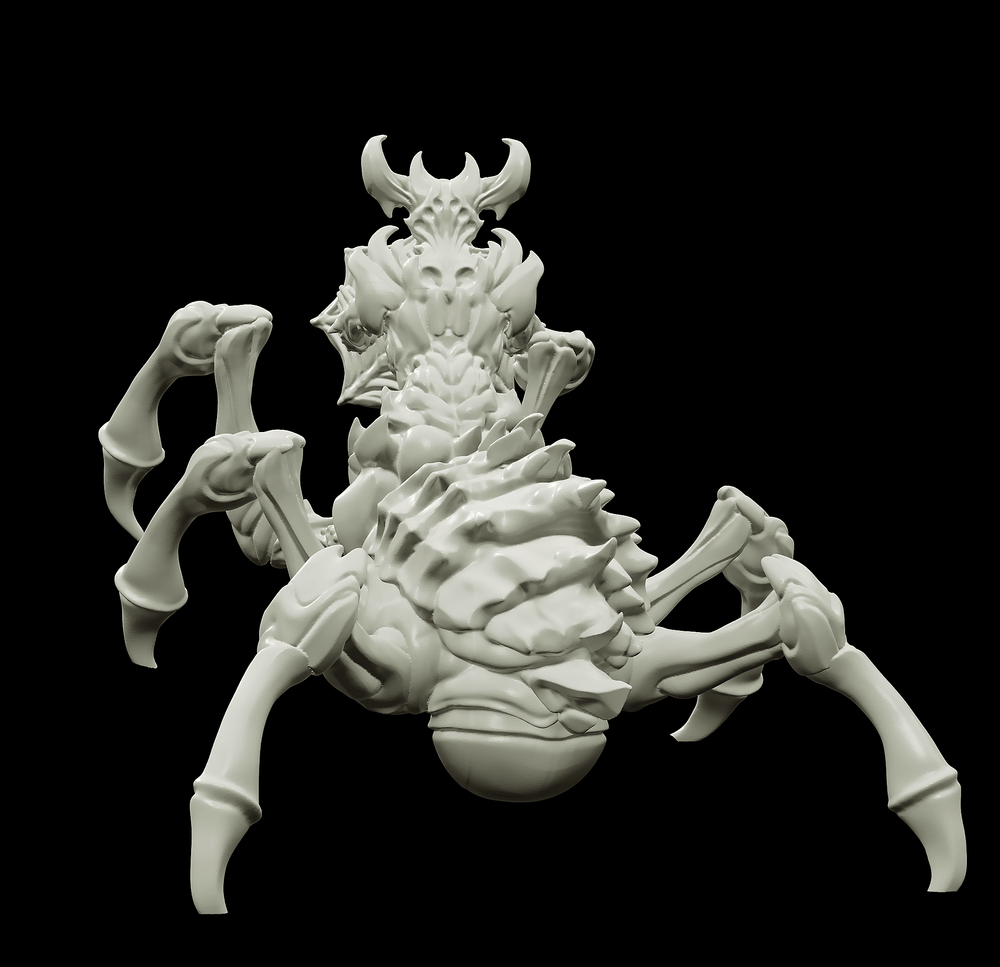 3D Printed Bestiary Vol. 4 Nafarrate - Arachne Spider 32mm Ragnarok D&D (Online Only)