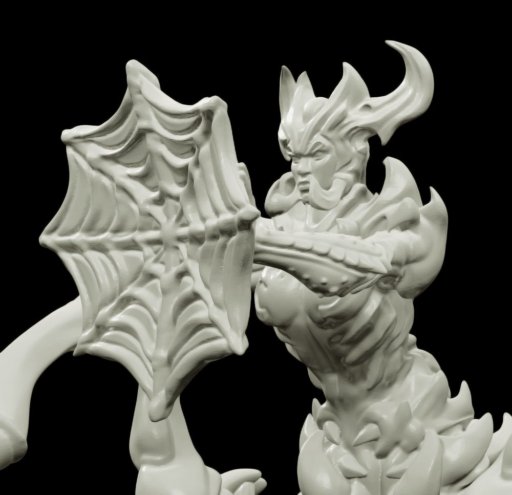 3D Printed Bestiary Vol. 4 Nafarrate - Arachne Spider 32mm Ragnarok D&D (Online Only)