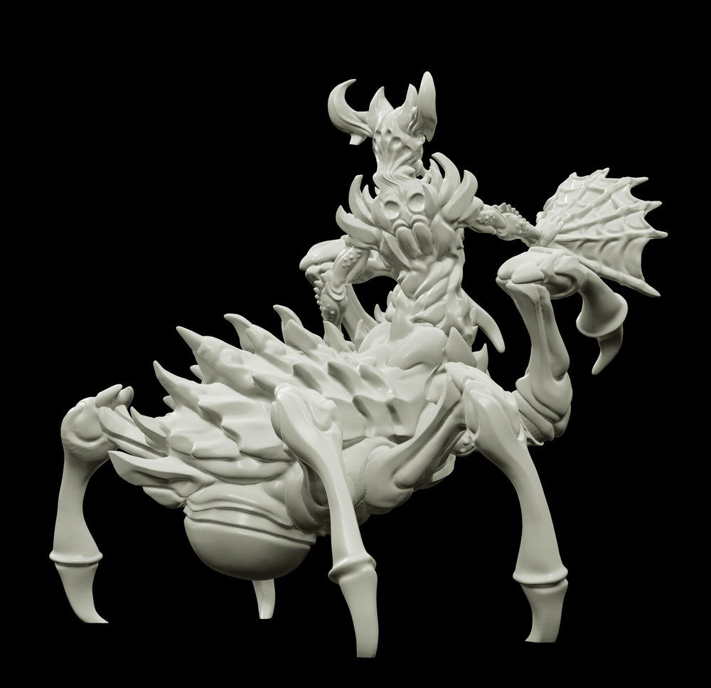 3D Printed Bestiary Vol. 4 Nafarrate - Arachne Spider 32mm Ragnarok D&D (Online Only)