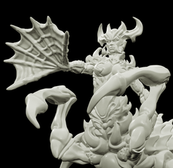 3D Printed Bestiary Vol. 4 Nafarrate - Arachne Spider 32mm Ragnarok D&D (Online Only)