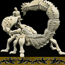 3D Printed Bestiary Vol. 4 Nafarrate - Astrakon Scorpion 32mm Ragnarok D&D (Online Only)