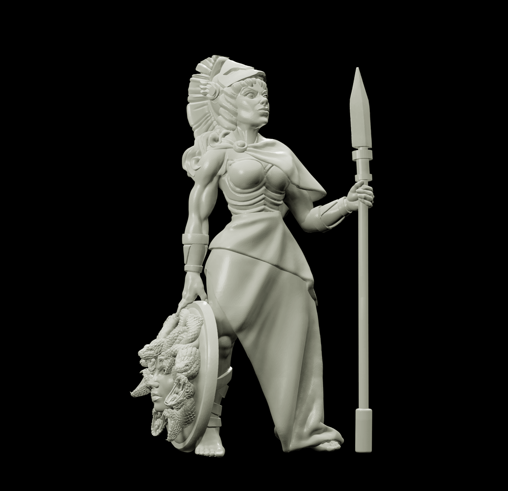 3D Printed Bestiary Vol. 4 Nafarrate - Athena 32mm Ragnarok D&D (Online Only)