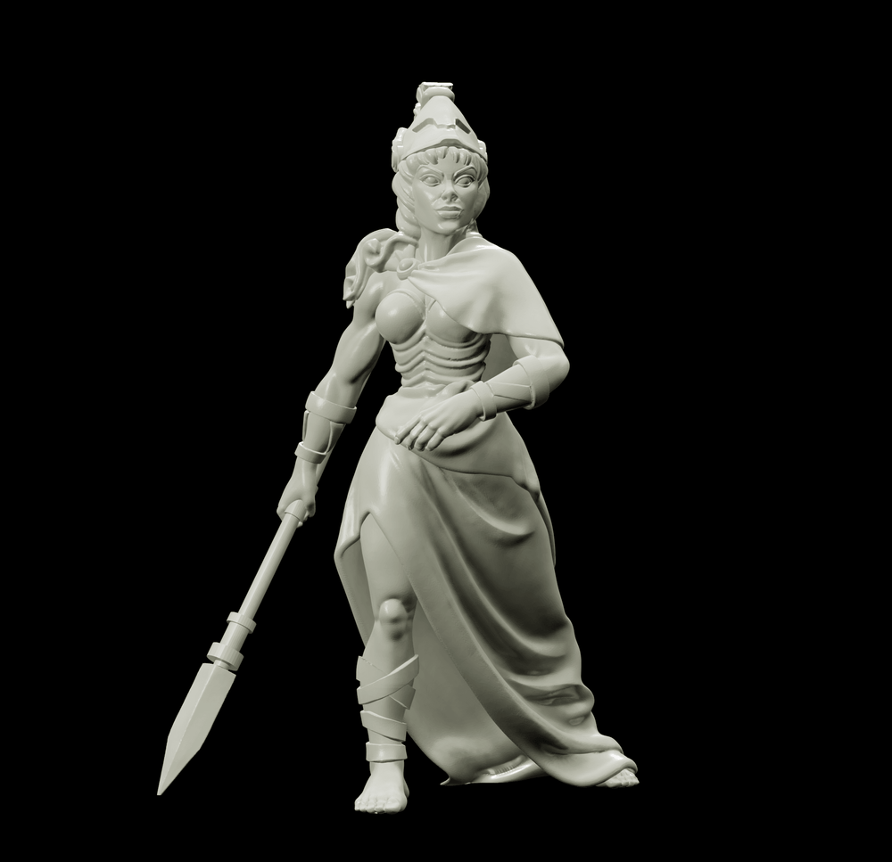 3D Printed Bestiary Vol. 4 Nafarrate - Athena 32mm Ragnarok D&D (Online Only)