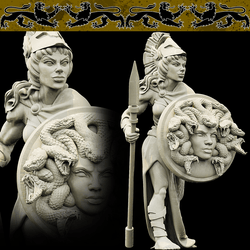 3D Printed Bestiary Vol. 4 Nafarrate - Athena 32mm Ragnarok D&D (Online Only)