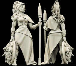 3D Printed Bestiary Vol. 4 Nafarrate - Athena 32mm Ragnarok D&D (Online Only)