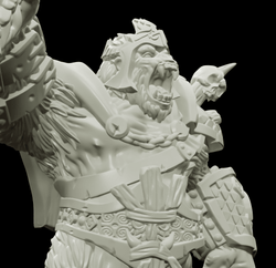 3D Printed Bestiary Vol. 4 Nafarrate - Banzai Gorilla King 32mm Ragnarok D&D (Online Only)