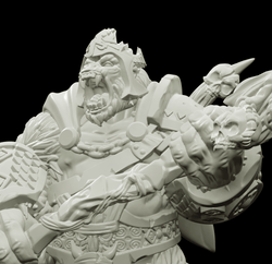 3D Printed Bestiary Vol. 4 Nafarrate - Banzai Gorilla King 32mm Ragnarok D&D (Online Only)