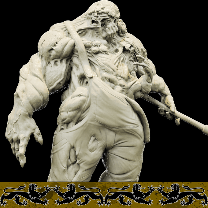 3D Printed Bestiary Vol. 4 Nafarrate - Biir'zha Aberration 32mm Ragnarok D&D (Online Only)
