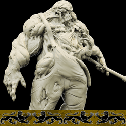 3D Printed Bestiary Vol. 4 Nafarrate - Biir'zha Aberration 32mm Ragnarok D&D (Online Only)