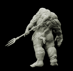 3D Printed Bestiary Vol. 4 Nafarrate - Biir'zha Aberration 32mm Ragnarok D&D (Online Only)
