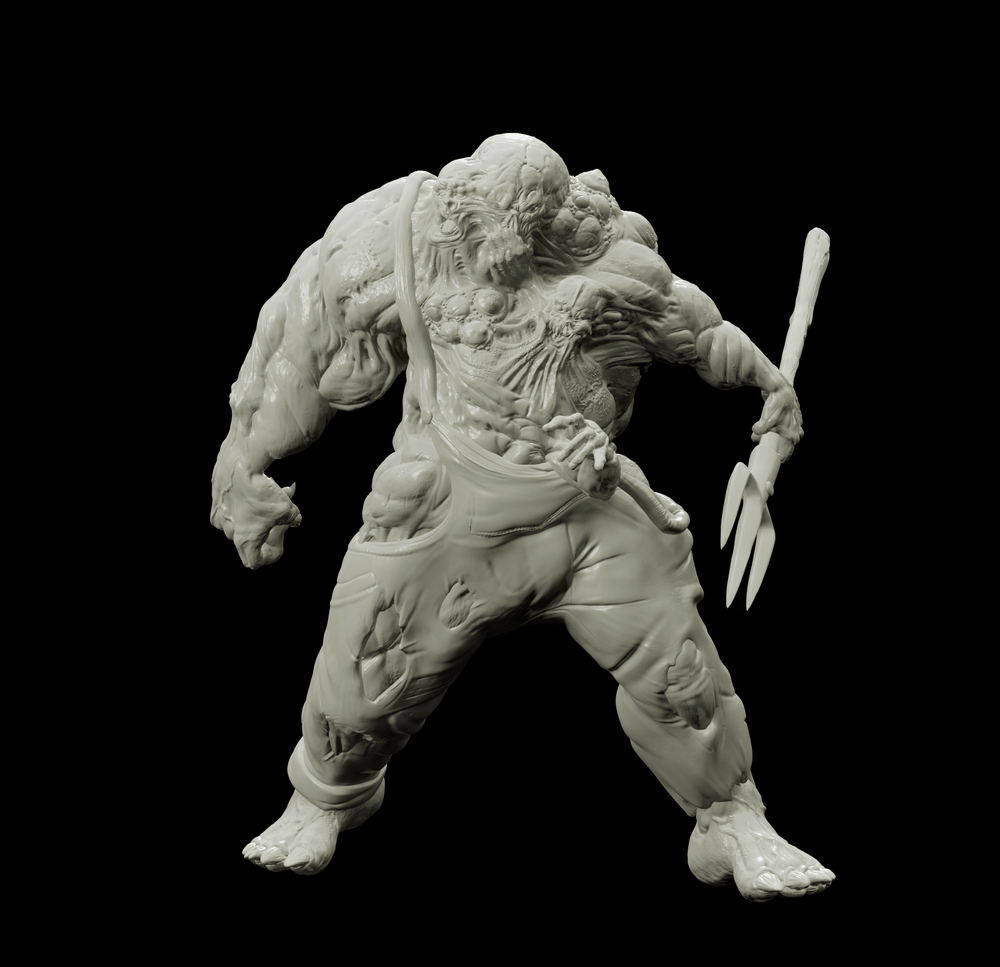 3D Printed Bestiary Vol. 4 Nafarrate - Biir'zha Aberration 32mm Ragnarok D&D (Online Only)