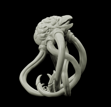 3D Printed Bestiary Vol. 4 Nafarrate - Brain Abomination 32mm Ragnarok D&D (Online Only)