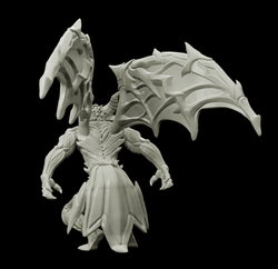 3D Printed Bestiary Vol. 4 Nafarrate - Chernobog Demon Fiend 32mm Ragnarok D&D (Online Only)