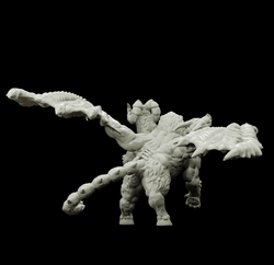 3D Printed Bestiary Vol. 4 Nafarrate - Chimera 32mm Ragnarok D&D (Online Only)