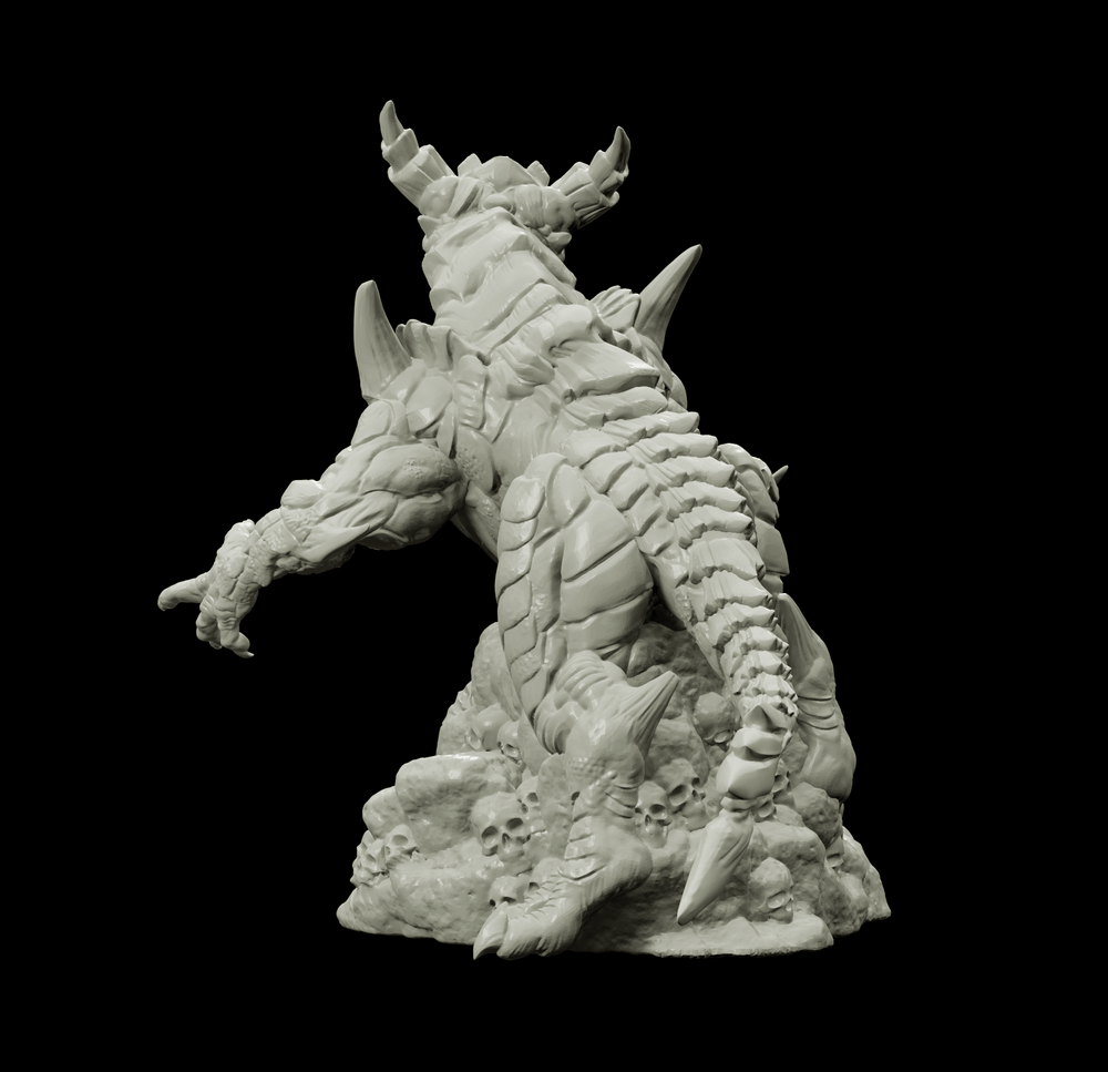 3D Printed Bestiary Vol. 4 Nafarrate - Cidraen Thunder Dragon 32mm Ragnarok D&D (Online Only)
