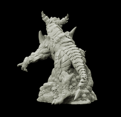 3D Printed Bestiary Vol. 4 Nafarrate - Cidraen Thunder Dragon 32mm Ragnarok D&D (Online Only)
