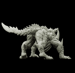 3D Printed Bestiary Vol. 4 Nafarrate - Cidraen Thunder Dragon 32mm Ragnarok D&D (Online Only)