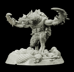 3D Printed Bestiary Vol. 4 Nafarrate - Corvolture Beast 32mm Ragnarok D&D (Online Only)