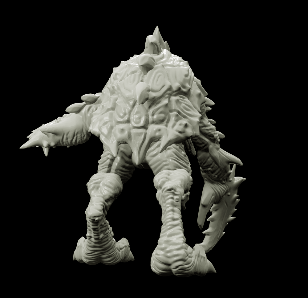 3D Printed Bestiary Vol. 4 Nafarrate - Corvolture Beast 32mm Ragnarok D&D (Online Only)