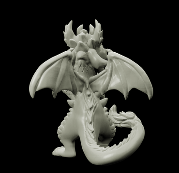 3D Printed Bestiary Vol. 4 Nafarrate - Fowur Draconic Ancestry 32mm Ragnarok D&D (Online Only)