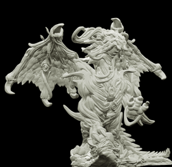3D Printed Bestiary Vol. 4 Nafarrate - Frukag Forrest Dragon 32mm Ragnarok D&D (Online Only)