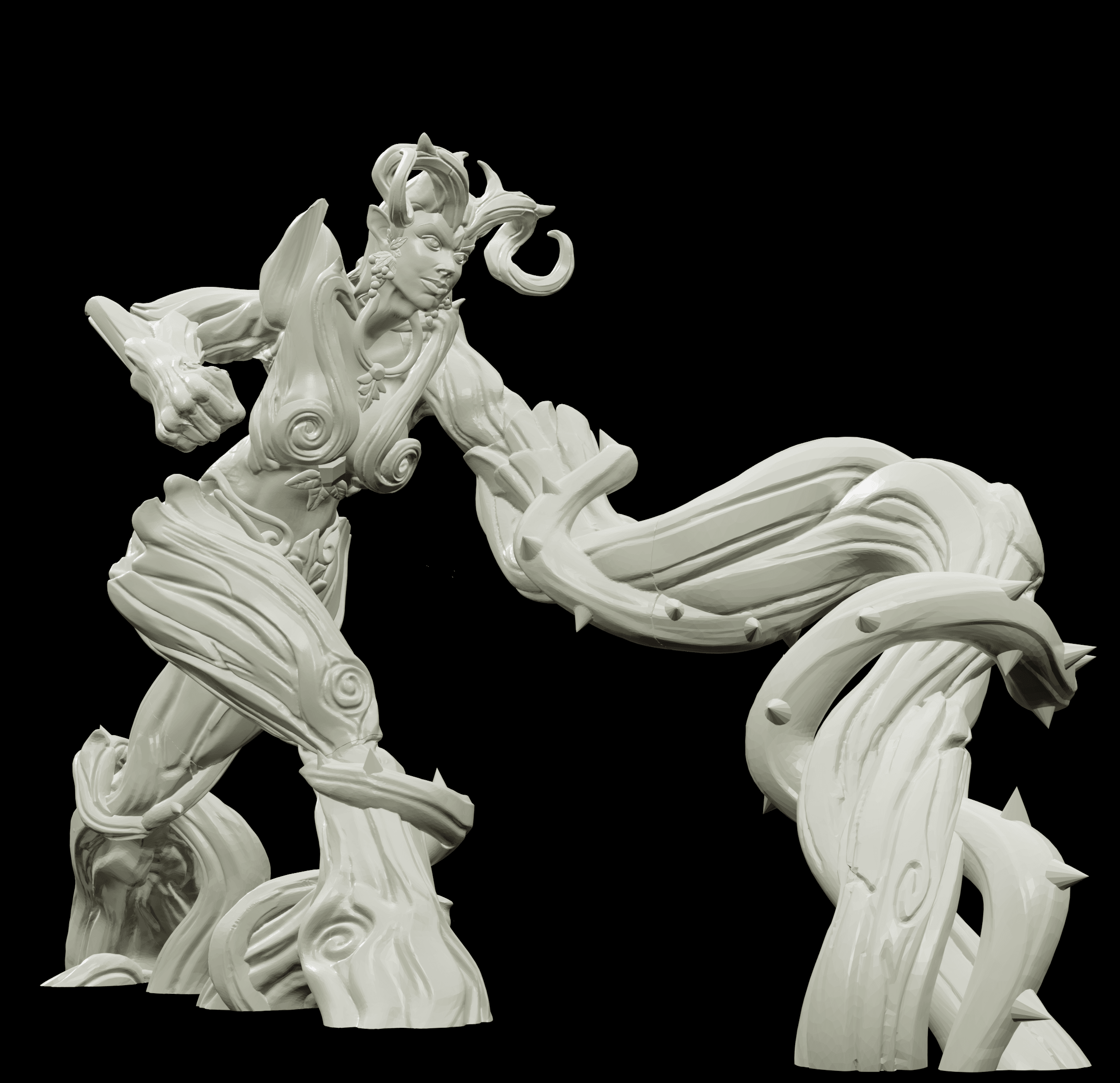 3D Printed Bestiary Vol. 4 Nafarrate - Gaia 32mm Ragnarok D&D (Online Only)