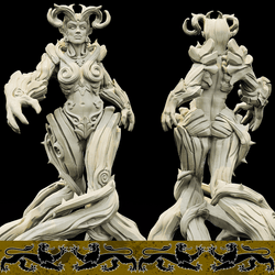 3D Printed Bestiary Vol. 4 Nafarrate - Gaia 32mm Ragnarok D&D (Online Only)