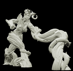 3D Printed Bestiary Vol. 4 Nafarrate - Gaia 32mm Ragnarok D&D (Online Only)