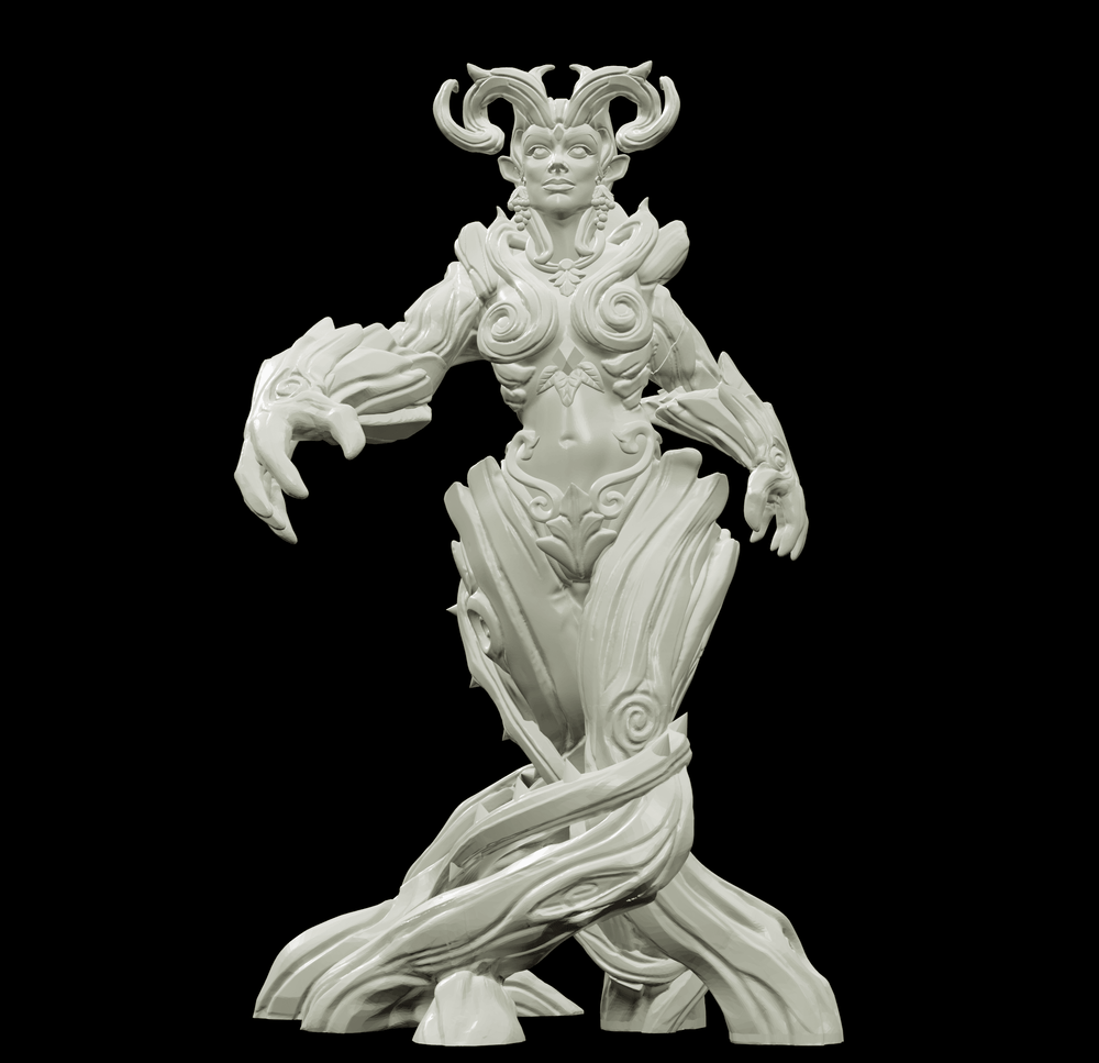3D Printed Bestiary Vol. 4 Nafarrate - Gaia 32mm Ragnarok D&D (Online Only)