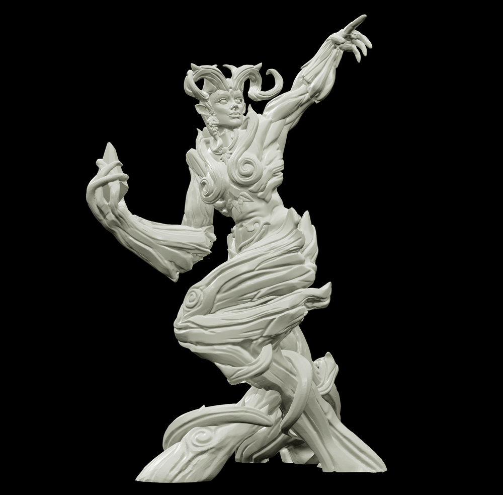 3D Printed Bestiary Vol. 4 Nafarrate - Gaia 32mm Ragnarok D&D (Online Only)