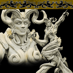 3D Printed Bestiary Vol. 4 Nafarrate - Gaia 32mm Ragnarok D&D (Online Only)