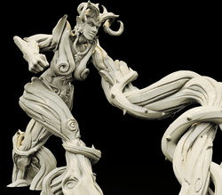 3D Printed Bestiary Vol. 4 Nafarrate - Gaia 32mm Ragnarok D&D (Online Only)