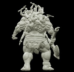 3D Printed Bestiary Vol. 4 Nafarrate - Hecatoncheires Giant 32mm Ragnarok D&D (Online Only)