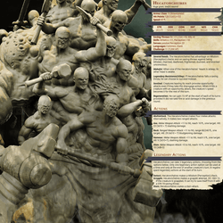 3D Printed Bestiary Vol. 4 Nafarrate - Hecatoncheires Giant 32mm Ragnarok D&D (Online Only)