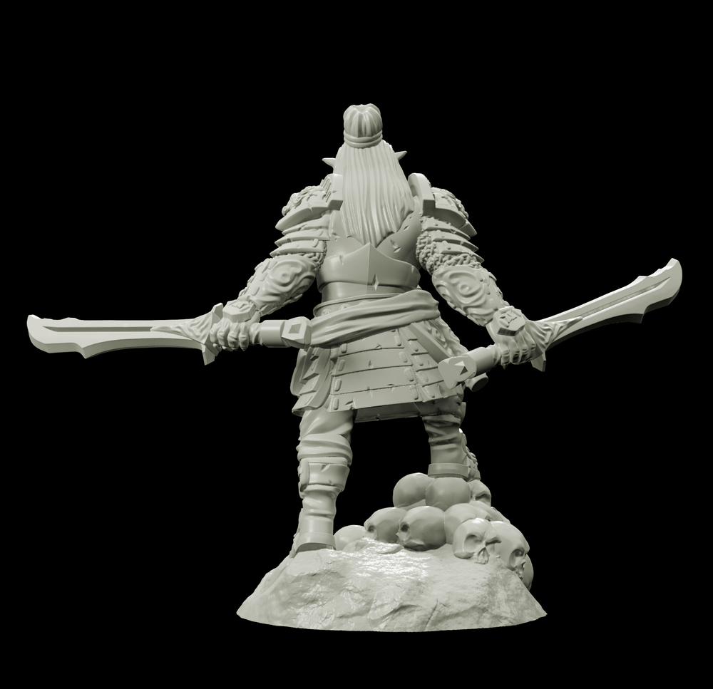 3D Printed Bestiary Vol. 4 Nafarrate - Hobgoblin 32mm Ragnarok D&D (Online Only)