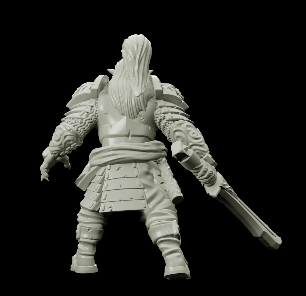 3D Printed Bestiary Vol. 4 Nafarrate - Hobgoblin 32mm Ragnarok D&D (Online Only)