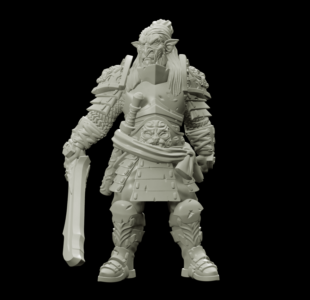 3D Printed Bestiary Vol. 4 Nafarrate - Hobgoblin 32mm Ragnarok D&D (Online Only)