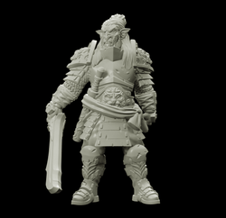 3D Printed Bestiary Vol. 4 Nafarrate - Hobgoblin 32mm Ragnarok D&D (Online Only)
