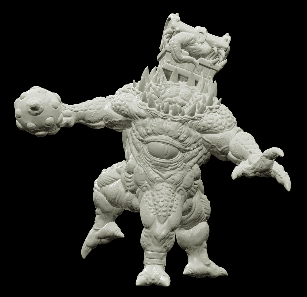 3D Printed Bestiary Vol. 4 Nafarrate - Iutreli Abomination 32mm Ragnarok D&D (Online Only)