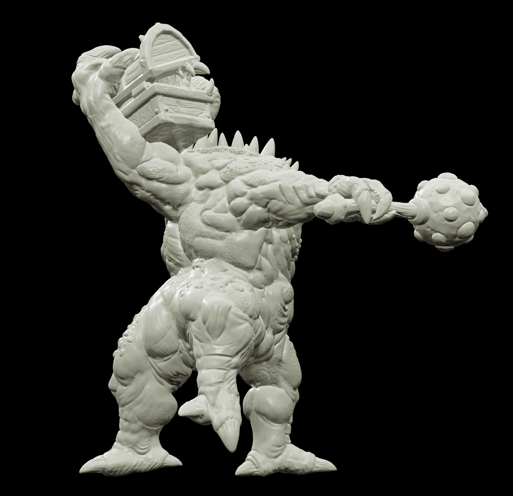 3D Printed Bestiary Vol. 4 Nafarrate - Iutreli Abomination 32mm Ragnarok D&D (Online Only)