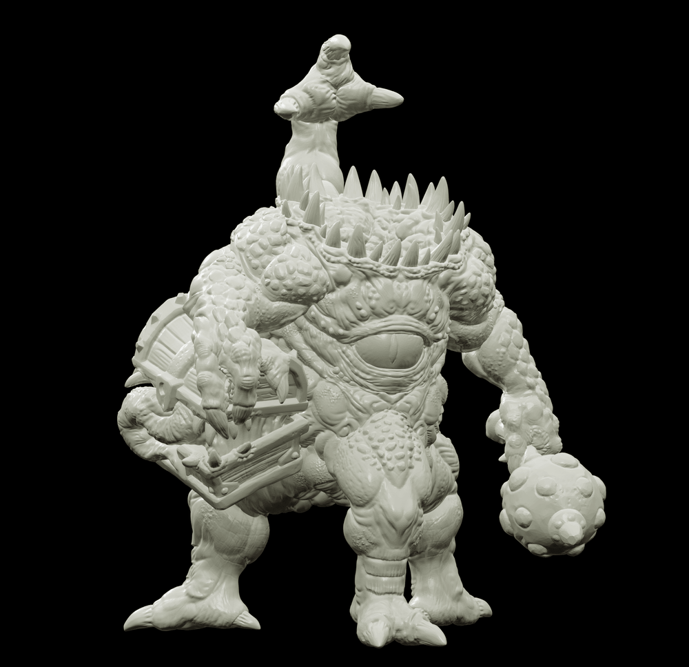 3D Printed Bestiary Vol. 4 Nafarrate - Iutreli Abomination 32mm Ragnarok D&D (Online Only)