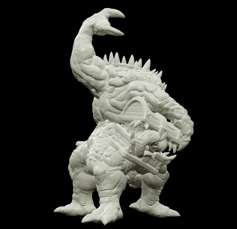 3D Printed Bestiary Vol. 4 Nafarrate - Iutreli Abomination 32mm Ragnarok D&D (Online Only)