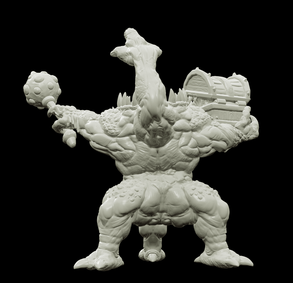 3D Printed Bestiary Vol. 4 Nafarrate - Iutreli Abomination 32mm Ragnarok D&D (Online Only)
