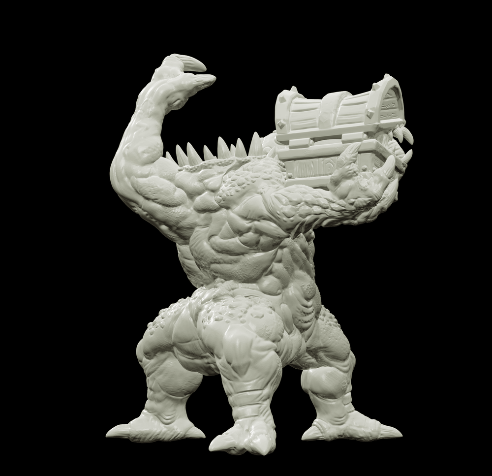 3D Printed Bestiary Vol. 4 Nafarrate - Iutreli Abomination 32mm Ragnarok D&D (Online Only)