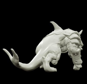 3D Printed Bestiary Vol. 4 Nafarrate - Jikax Killer Whale 32mm Ragnarok D&D (Online Only)