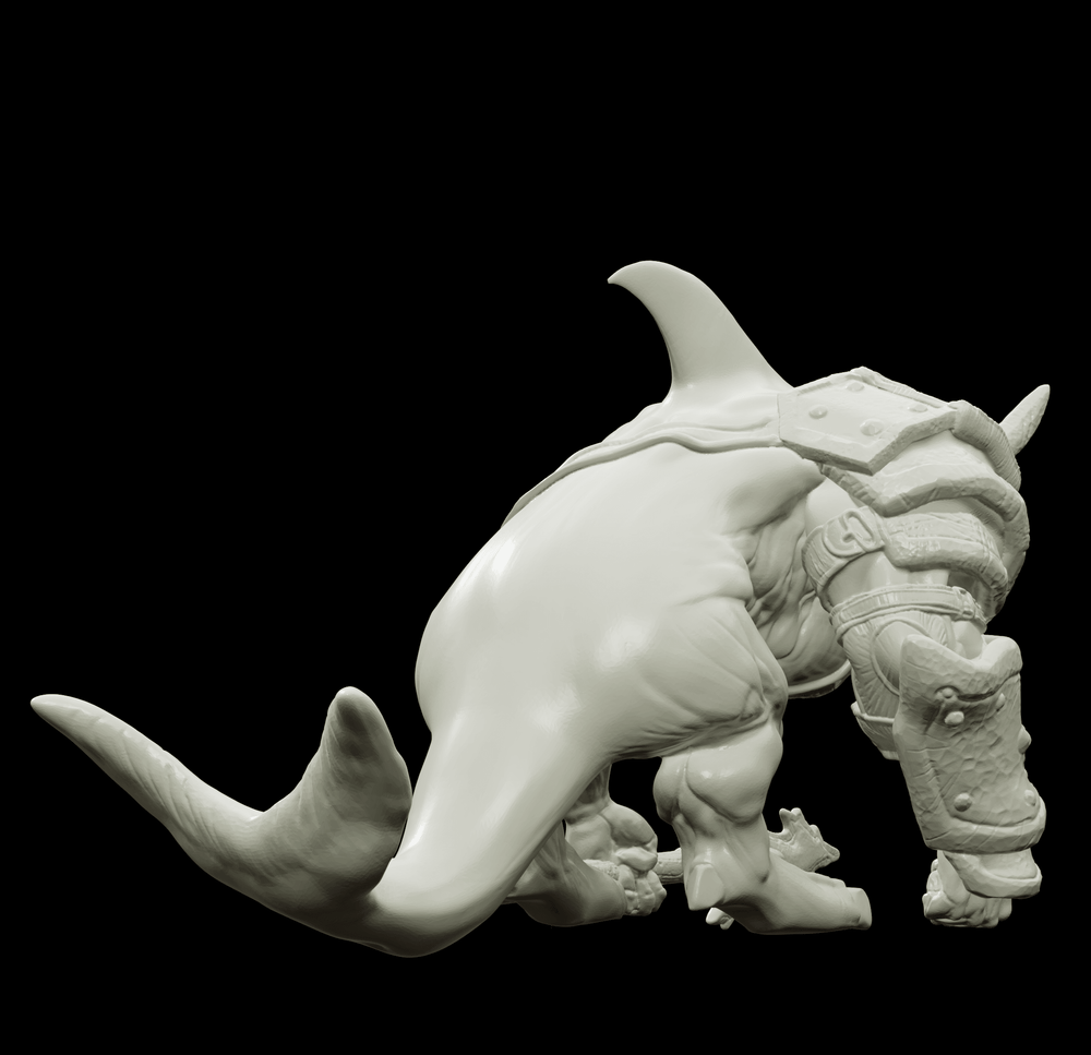 3D Printed Bestiary Vol. 4 Nafarrate - Jikax Killer Whale 32mm Ragnarok D&D (Online Only)
