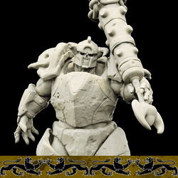 3D Printed Bestiary Vol. 4 Nafarrate - Juggernaut 32mm Ragnarok D&D (Online Only)